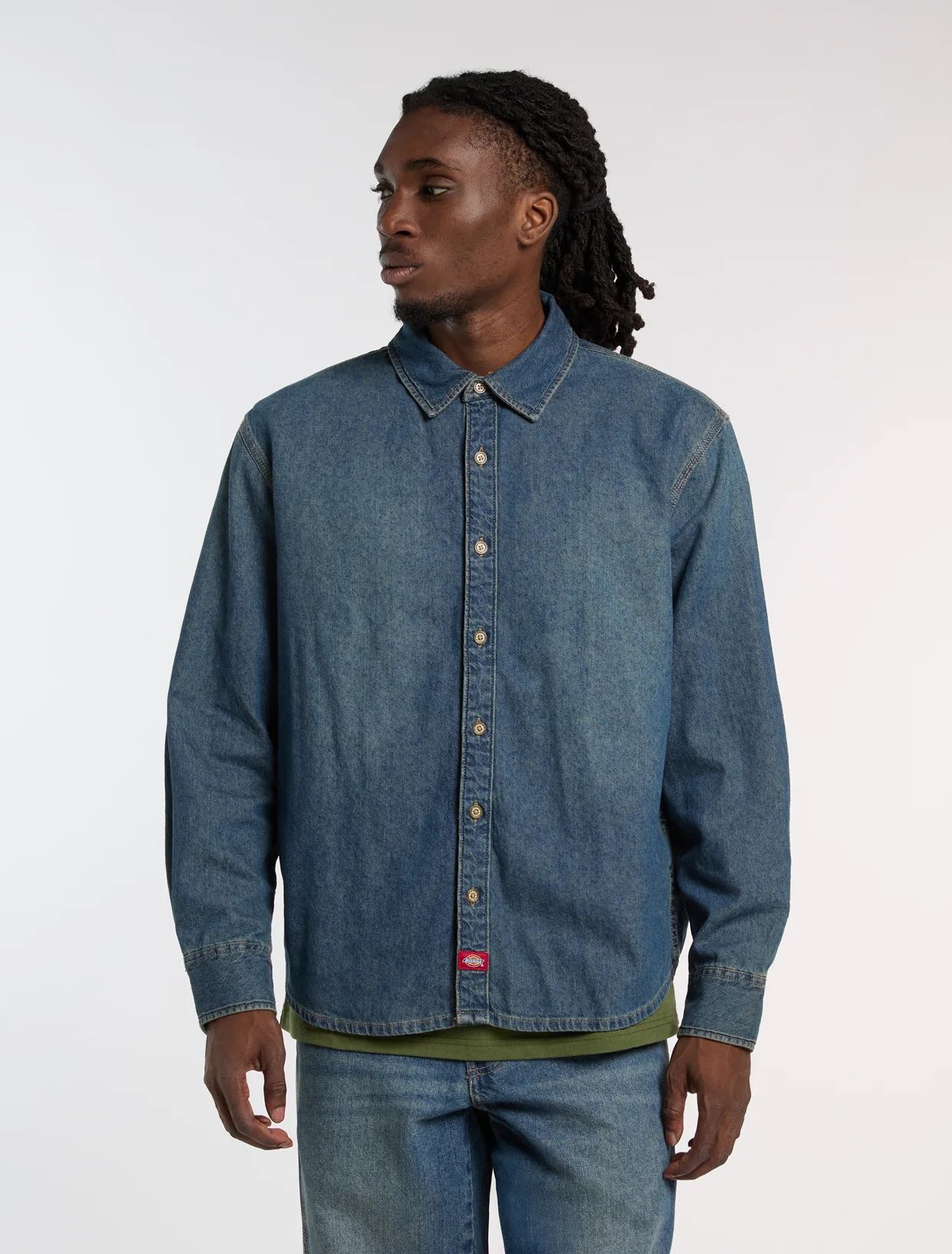 CAMICIA DICKIES DENIM LIGHTWEIGHT 